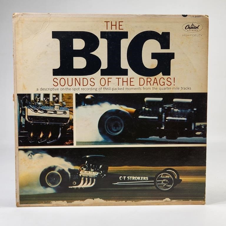 THE BIG SOUNDS OF THE DRAGS LP RECORD ALBUM
