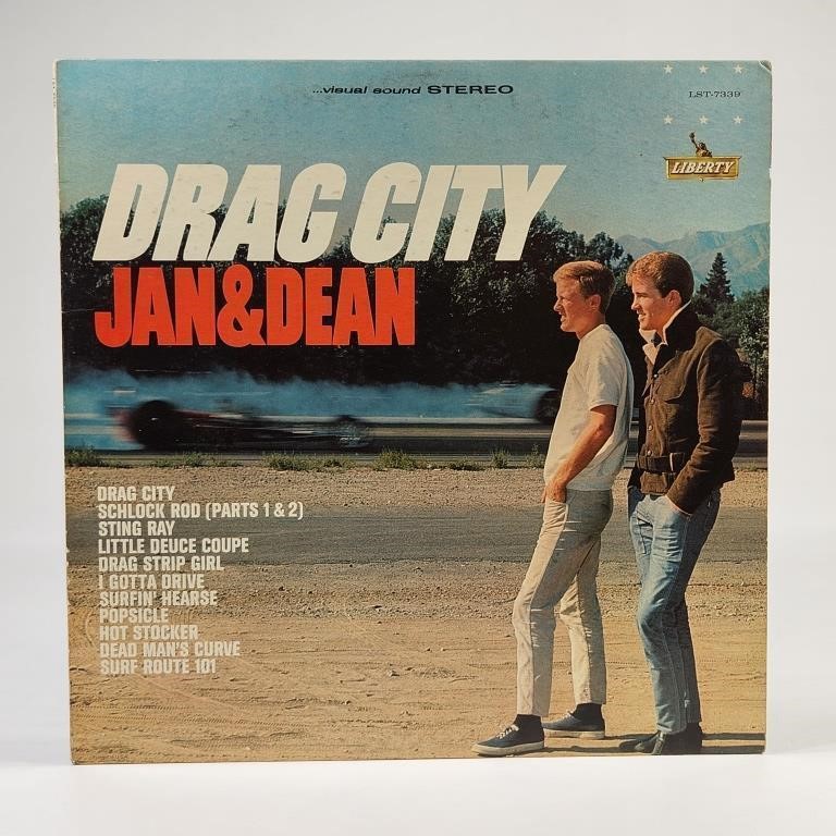 JAN & DEAN DRAG CITY LP RECORD ALBUM