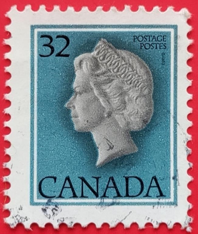 Canada 1983 Elizabeth II 32 Cents Stamp #972