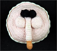 Vintage Hand Crocheted Novelty Penis Pillow