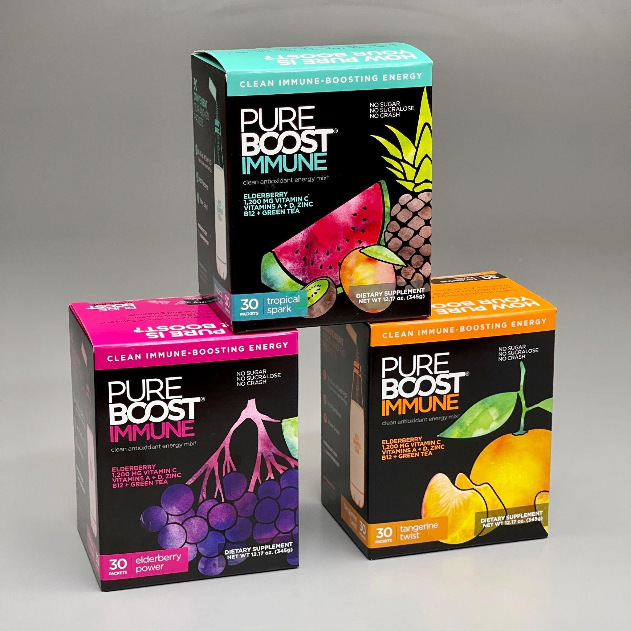 PUREBOOST IMMUNE 3-PACK of Clean Antioxidant Boost