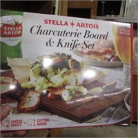 STELLA ARTOIS CHARCUTERIE BOARD & KNIFE SET
