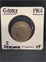 1966 Greece foreign coin