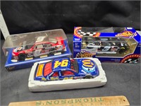 3 Nascar diecasts