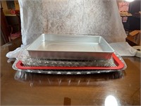 11.5x15” cake pan- serving trays