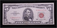 5 DOLLAR RED SEAL  VF