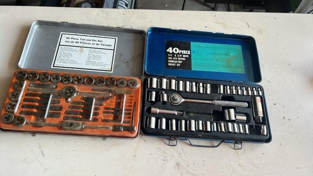 Small Socket Set and Tap & Die Set. #LYR