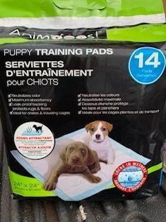 Animooos Puppy Training Pads Qty: 2 pkgs.