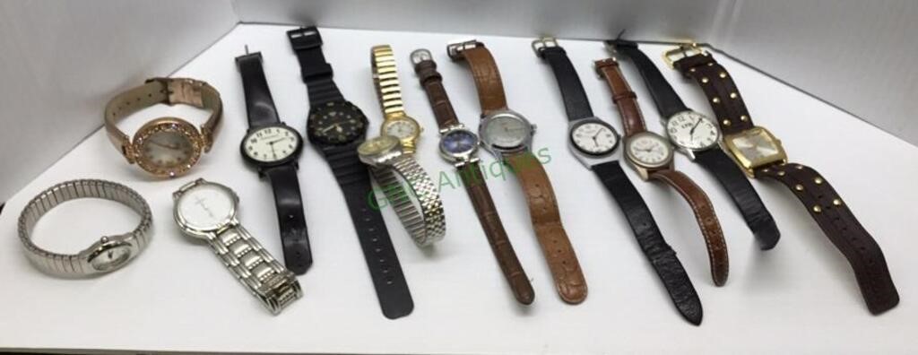 Collection of men’s and women’s wristwatches
