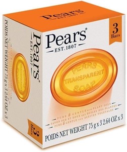 Sealed -Pears- Bar Soap - 3 PACK