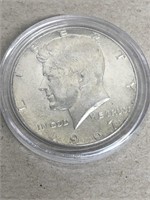 1967 silver clad Kennedy half dollar