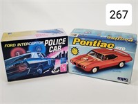 Ford Interceptor Police Car & '70 Pontiac GTO
