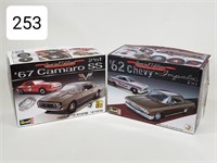 '62 Impala & '67 Camaro SS Model Kits