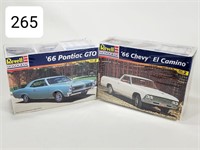 '66 Chevy El Camino & '66 Pontiac GTO Model Kits