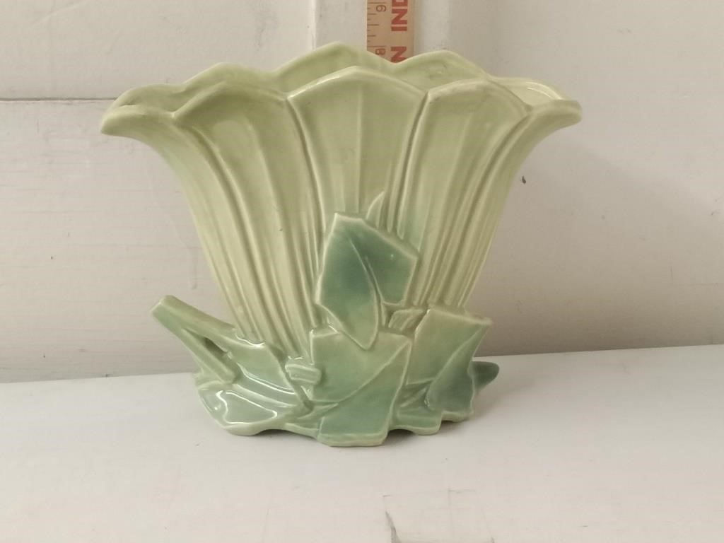 1940's McCoy pottery Calla Lily vase