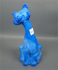 Fenton Glossy Periwinkle Blue Alley Cat