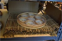 Bamboo Coasters, Serving Tray, & Placemats