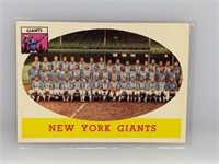 1958 Topps New York Giants Team 61