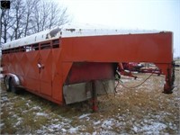 Manufacturer Unknown 5th wheel livestock trailer