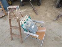 14x20 Tarp 4' Step Ladder Lawn Chair