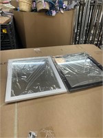 Lot of 2 16x20in hanging mirrors
