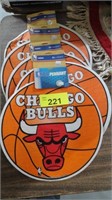 (5) Chicago Bulls NBA Pennants