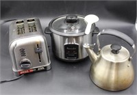 Toaster, Crockpot, & Coffee Pot