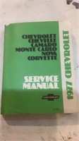1977 Chevy Camaro Chevrolet Nova Service Manual