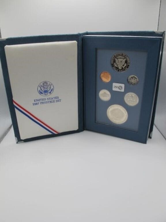 UNITED STATES 1987 PRESTIGE SET 6 COINS