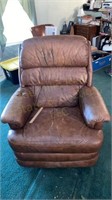 Lazy boy recliner leather is cracked greatly,