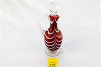 Ruby Red Sirrel Cruet with Stopper
