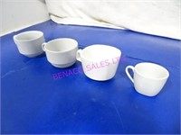 LOT, 12 PCS ASST SIZE/STYLE MUGS & 2 CAPP. CUPS