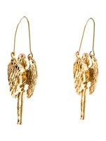 Givenchy Gold-tone Virgo Zodiac Drop Earrings