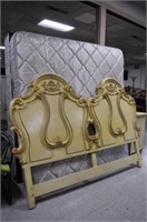 French Provincial King Bed w/ Headboard