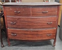 1930s Mahogany 4 Drawer Dresser 41 x 23 1/2 x 35