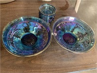 CARNIVAL GLASS DISHES