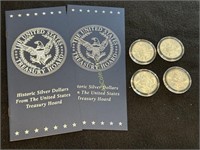 4- BU New Orleans Mint Treasury Hoard Morgan