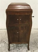 Antique Victor Talking Machine Mahogany Cabinet