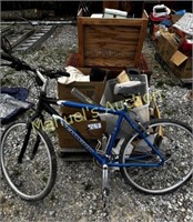 PALLET MISC- WICKER STORAGE BOX, 110 SP BIKE-SCHWI