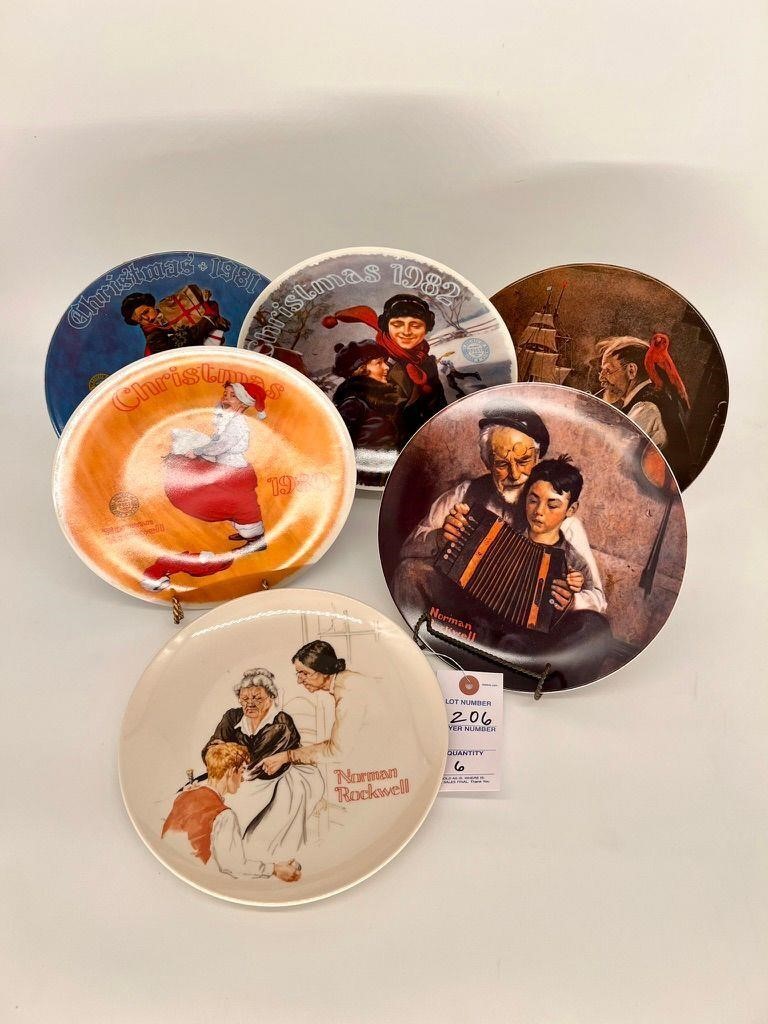 Norman Rockwell plates