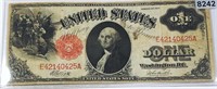 1917 US $1 Red Seal Bill CLOSELY UNC