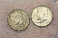 Lot of 2 Kennedy Halves