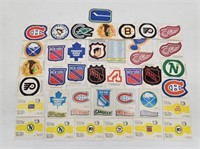 38 NHL 1980'S POP OUT CARDS AND STICKERS