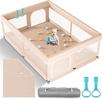 Omzer Baby Playpen With Mat 71"×59" - Extra Large