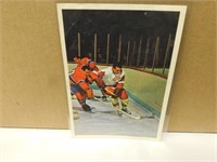 1960's Norm Ullman Hockey Stars In Action Card