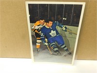 1960's Ron Stewart Hockey Stars In Action Card