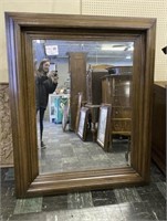 LARGE - Carved Wood Mirror