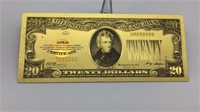U.S. Collectable Gold Banknote