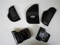 PISTOL HOLSTERS-2)380,SIZE 10,16 & 3 PLUS 1 MORE