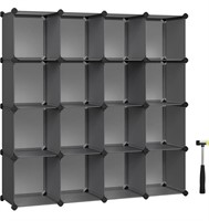 Cube Storage Organizer, 16 Cube Closet
